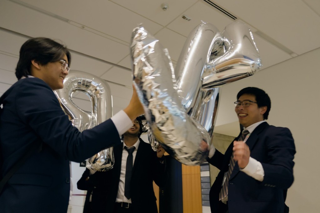UnERD team with UNERD balloons