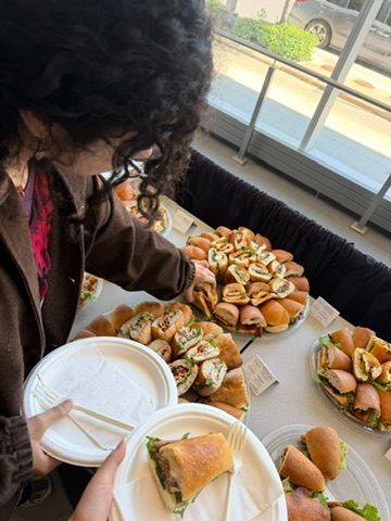 Stealing all the Ted Rogers food